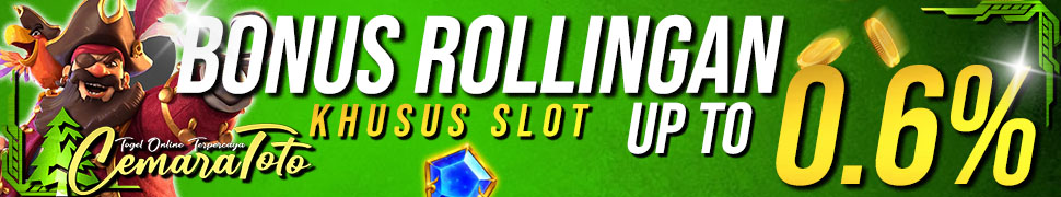 BONUS ROLLINGAN SLOT 0,6%